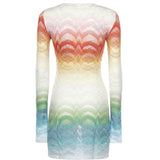 Mini-abito in viscosa lamé MC22SL00 BR014HSM9X1 MISSONI 