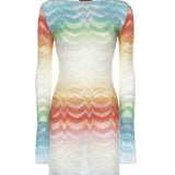 Mini-abito in viscosa lamé MC22SL00 BR014HSM9X1 MISSONI 