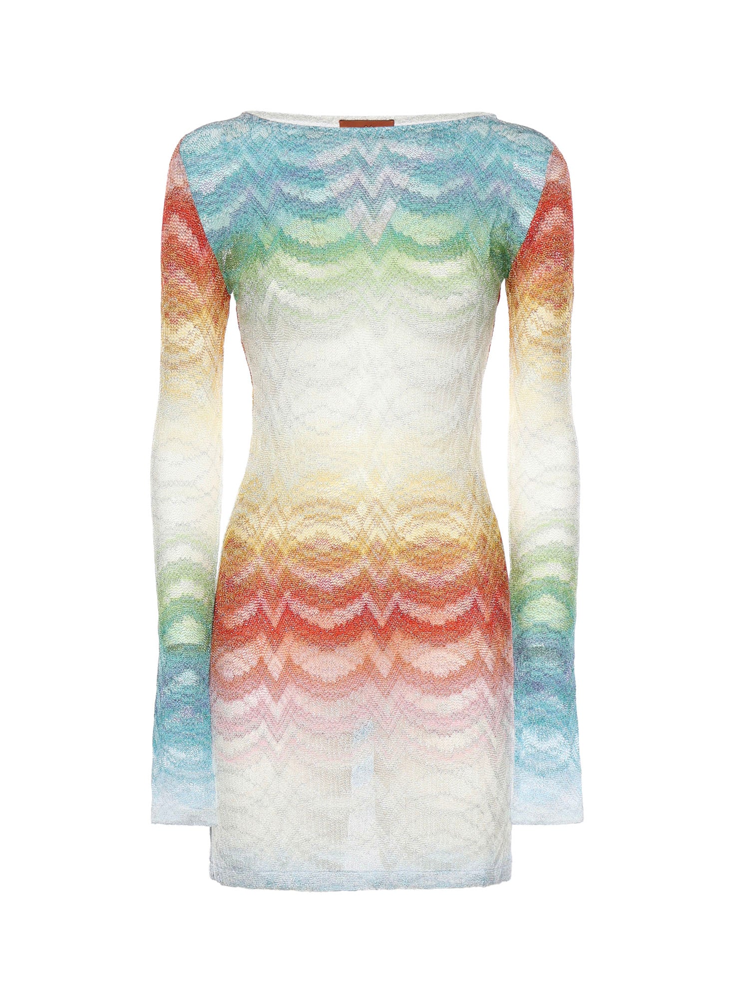 Mini-abito in viscosa lamé MC22SL00 BR014HSM9X1 MISSONI 