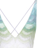 Costume intero in viscosa lamé MC22SP03 BR014HSM9X1 MISSONI 