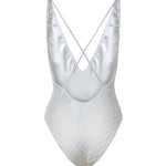Costume intero in viscosa lamé lavorazione raschel MC22SP03 BR014RS01JW MISSONI 