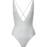 Costume intero in viscosa lamé lavorazione raschel MC22SP03 BR014RS01JW MISSONI 