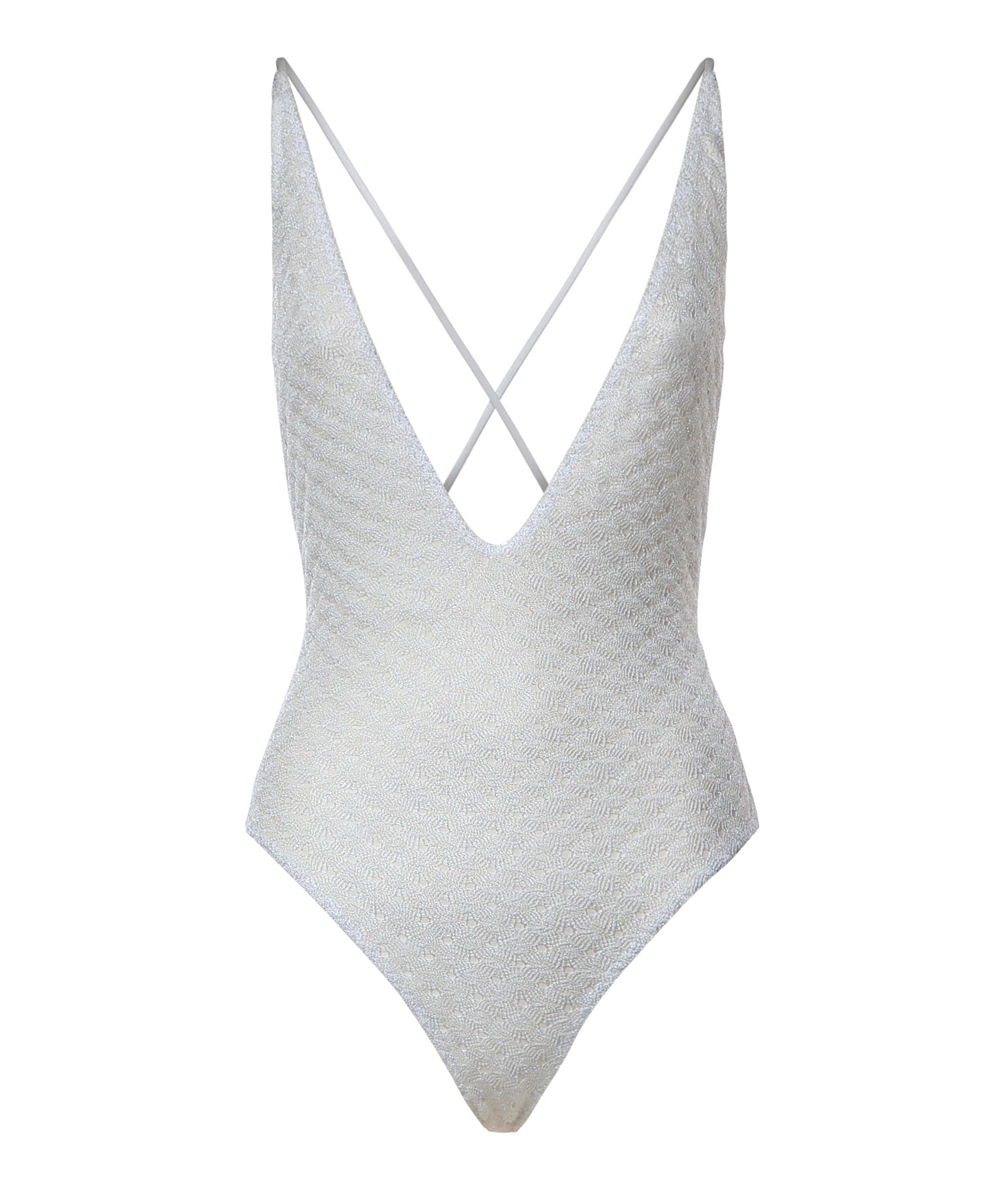 Costume intero in viscosa lamé lavorazione raschel MC22SP03 BR014RS01JW MISSONI 
