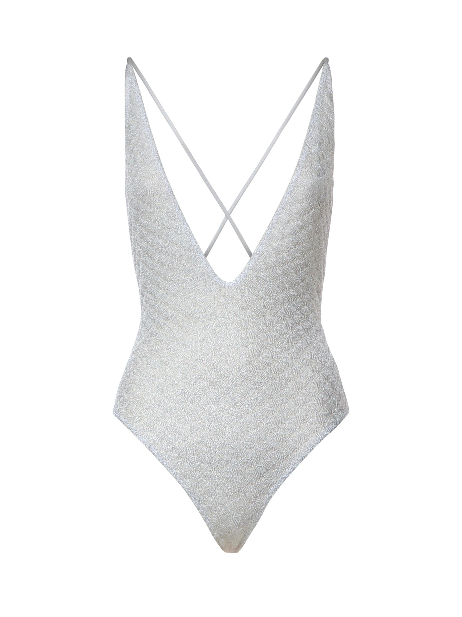 Costume intero in viscosa lamé lavorazione raschel MC22SP03 BR014RS01JW MISSONI 