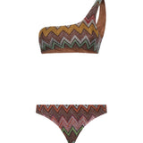 Bikini in viscosa lamé con macro zig zag MC23SP02 BR014KSM9YK MISSONI 
