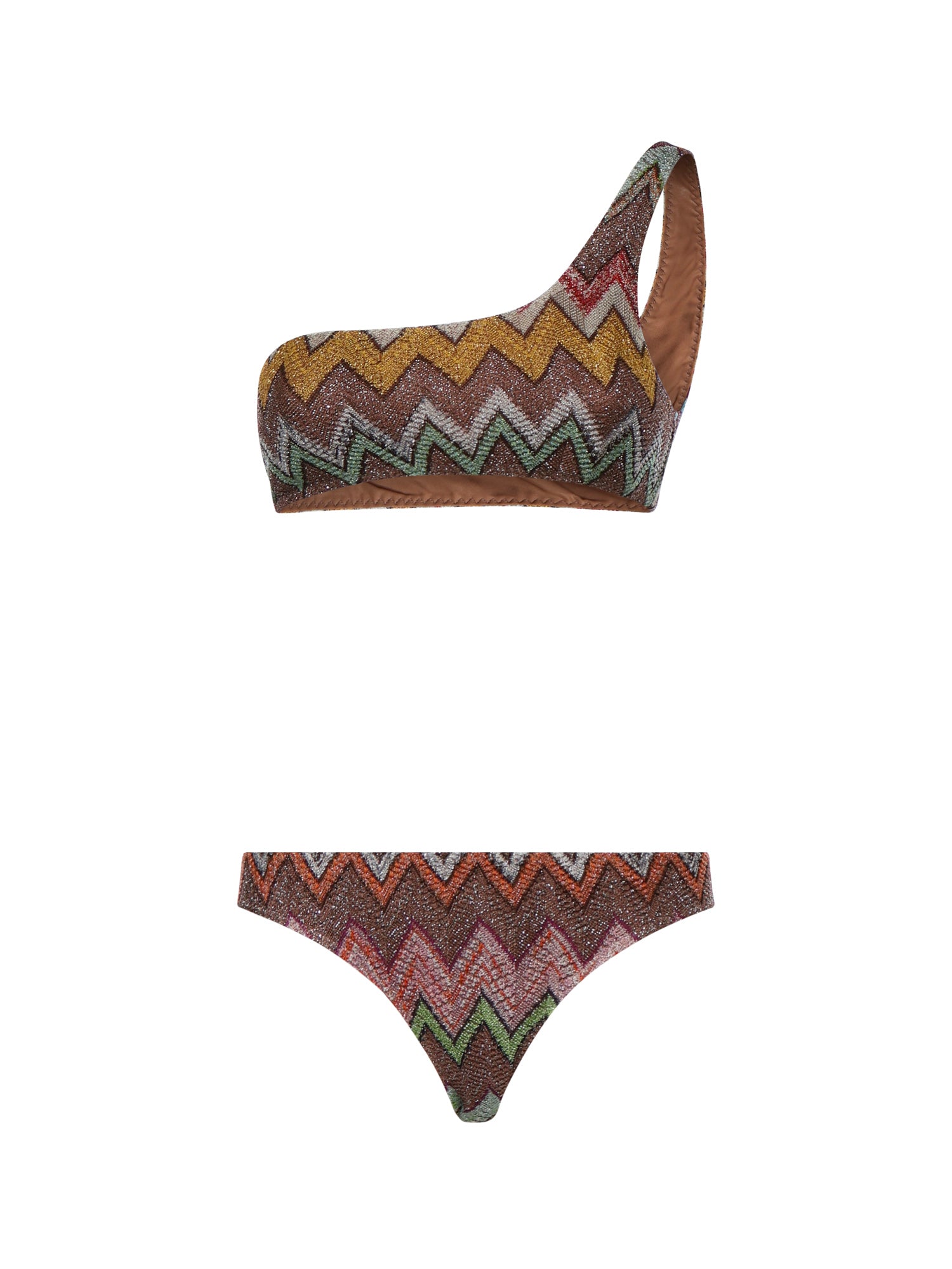 Bikini in viscosa lamé con macro zig zag MC23SP02 BR014KSM9YK MISSONI 