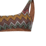 Bikini in viscosa lamé con macro zig zag MC23SP02 BR014KSM9YK MISSONI 