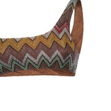 Bikini in viscosa lamé con macro zig zag MC23SP02 BR014KSM9YK MISSONI 