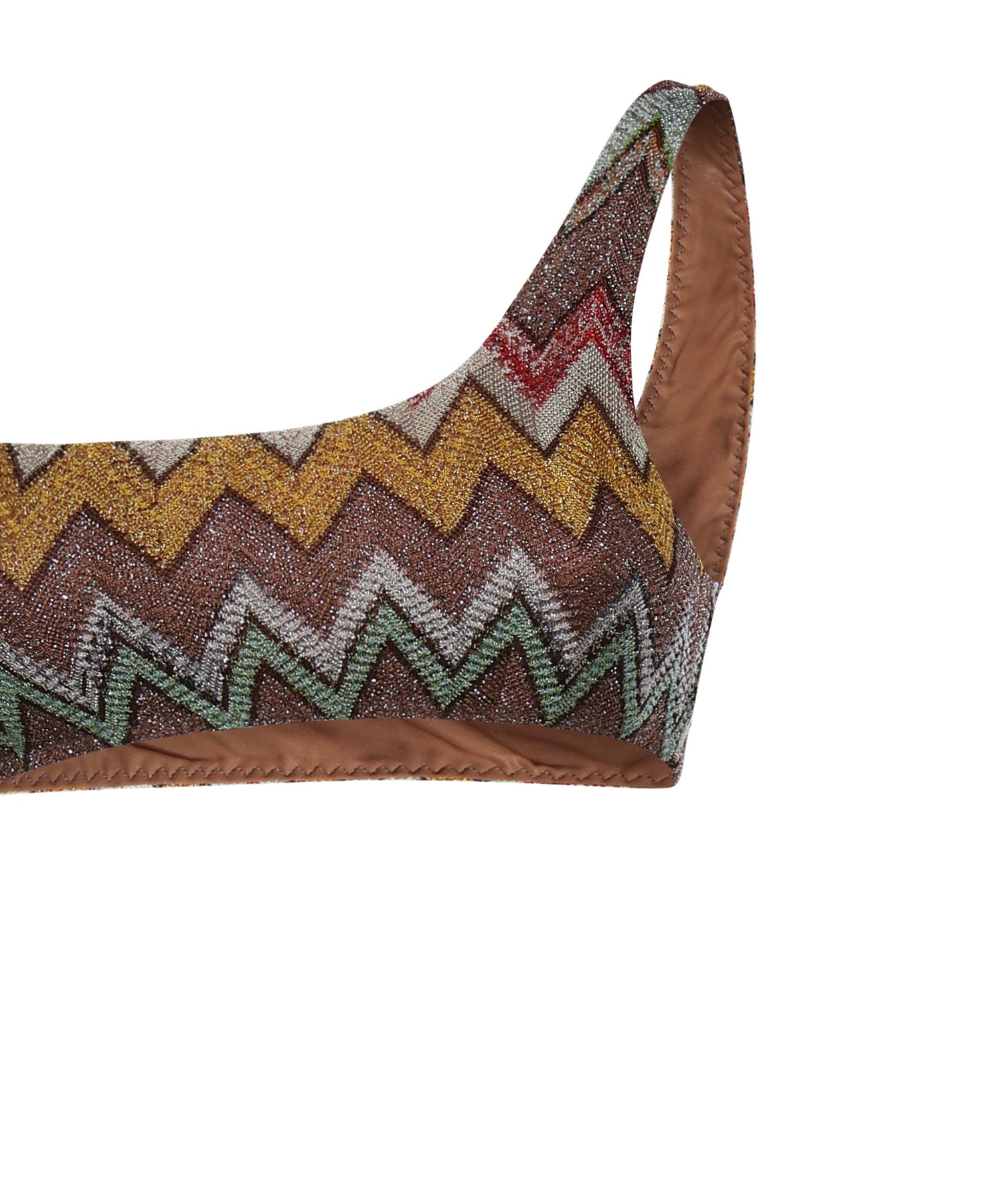 Bikini in viscosa lamé con macro zig zag MC23SP02 BR014KSM9YK MISSONI 