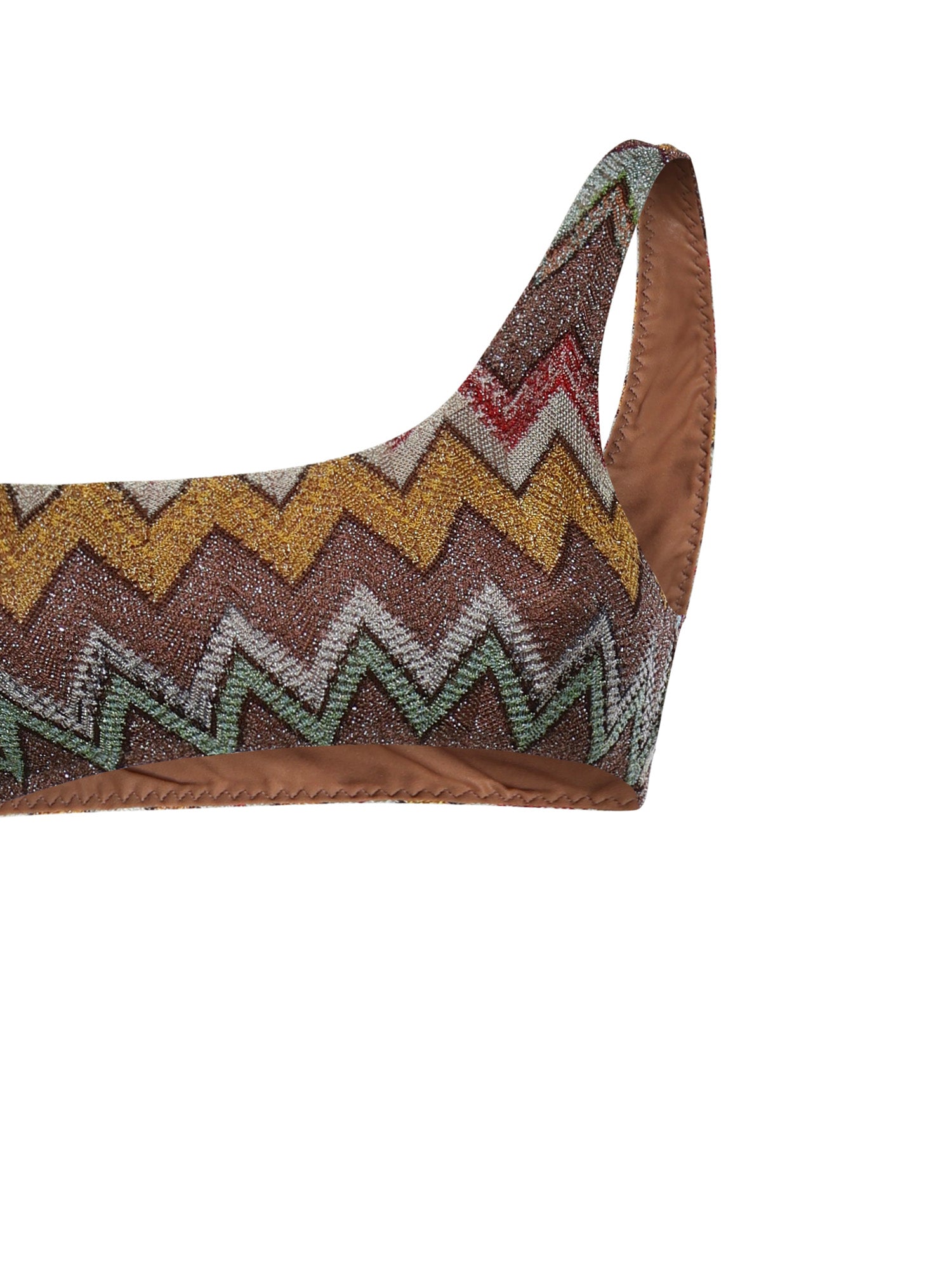 Bikini in viscosa lamé con macro zig zag MC23SP02 BR014KSM9YK MISSONI 