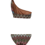 Bikini in viscosa lamé con macro zig zag MC23SP02 BR014KSM9YK MISSONI 