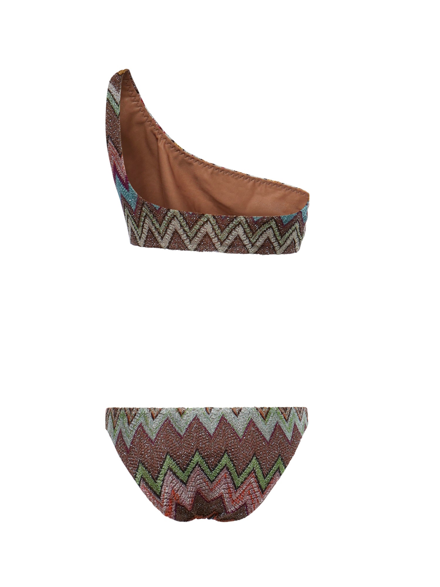 Bikini in viscosa lamé con macro zig zag MC23SP02 BR014KSM9YK MISSONI 