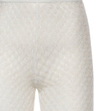 Pantaloni flare in viscosa lamé lavorazione raschel MC25SI00 BR014RS01JW MISSONI 