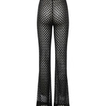 Pantaloni flare in viscosa lamé lavorazione raschel MC25SI00 BR014RS91RE MISSONI 