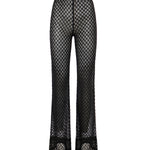 Pantaloni flare in viscosa lamé lavorazione raschel MC25SI00 BR014RS91RE MISSONI 