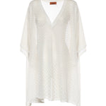 Caftano copricostume cropped in viscosa lamé MC26SQ00 BR014RS01JW MISSONI 