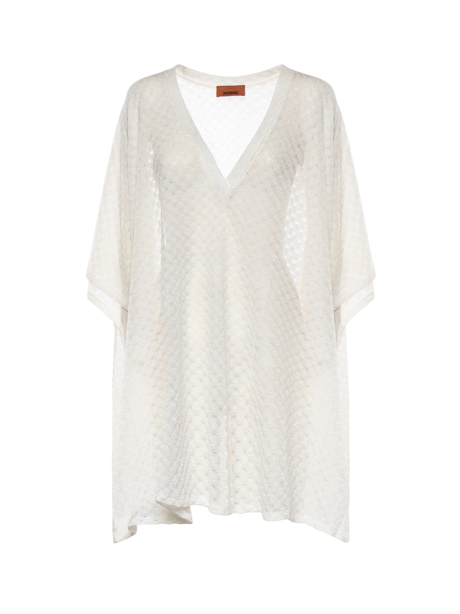 Caftano copricostume cropped in viscosa lamé MC26SQ00 BR014RS01JW MISSONI 