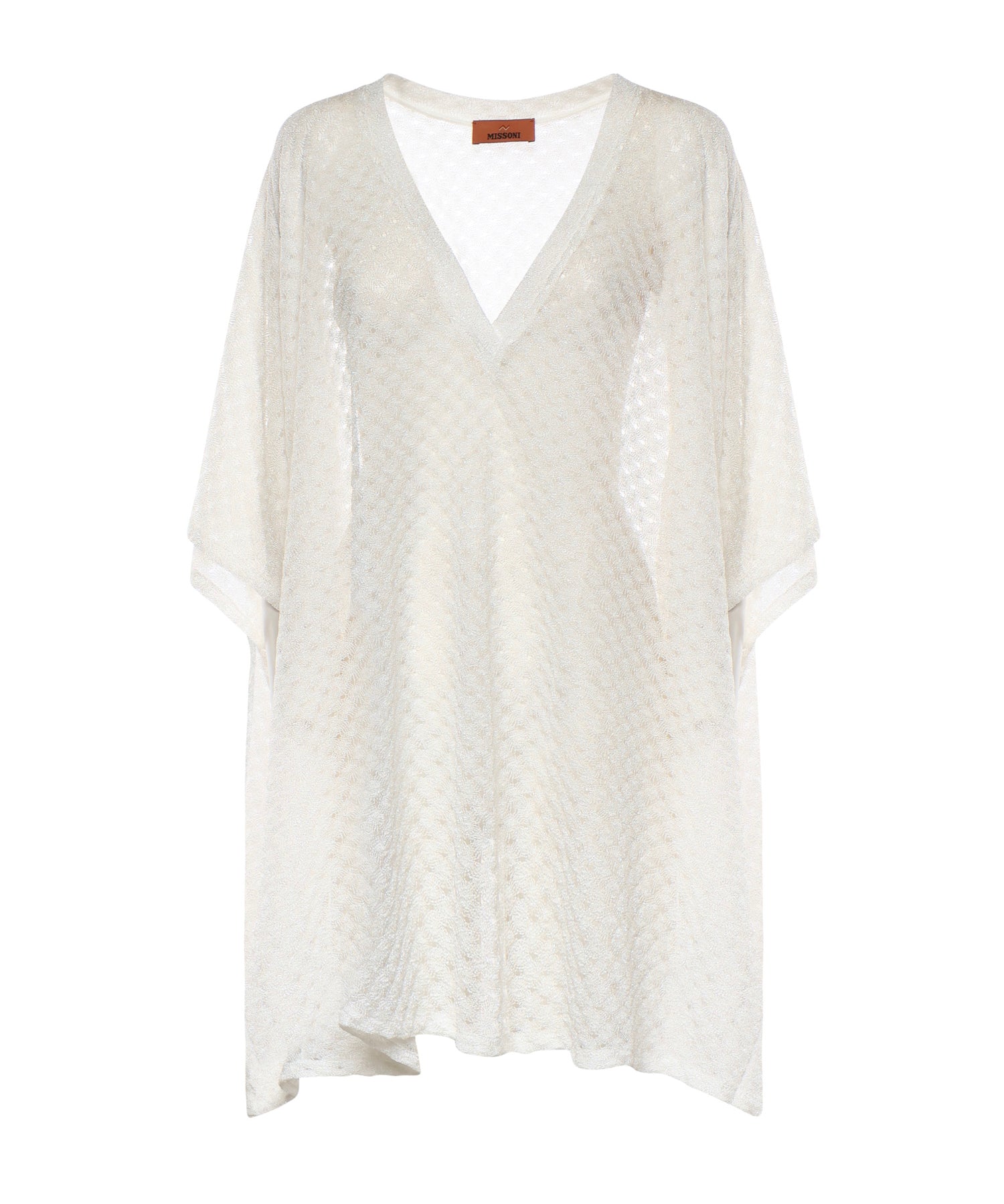 Caftano copricostume cropped in viscosa lamé MC26SQ00 BR014RS01JW MISSONI 