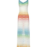 Abito copricostume lungo in viscosa lamé MC26SQ02 BR014HSM9X1 MISSONI 