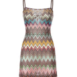 Mini-abito copricostume in viscosa lamé MS26SQ0O BR014KSM9YK MISSONI 