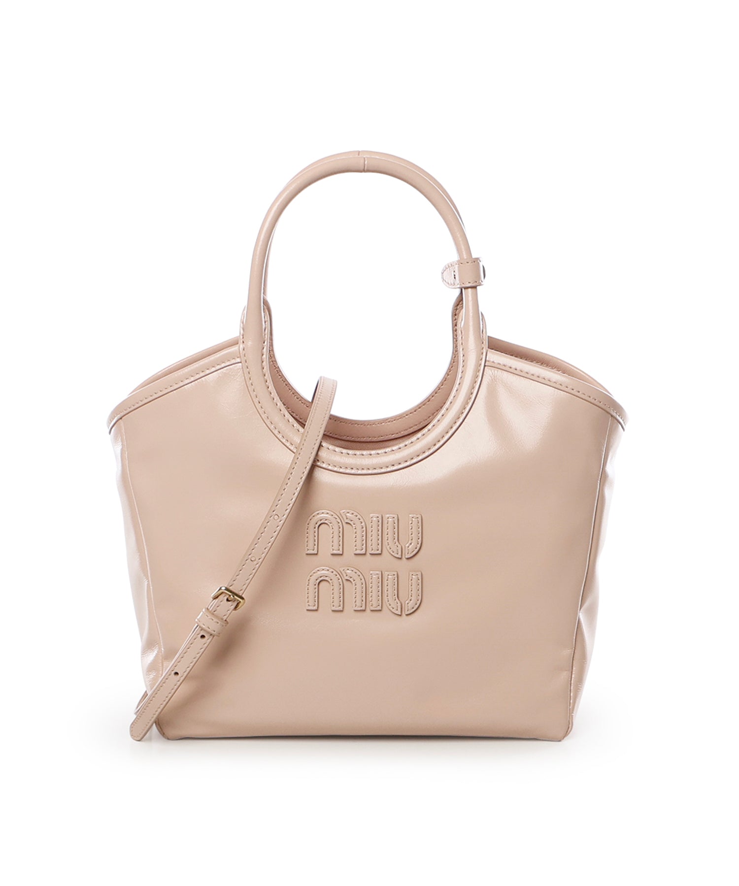 Borsa IVY in pelle 5BA284 2IEOF0236 MIU MIU 