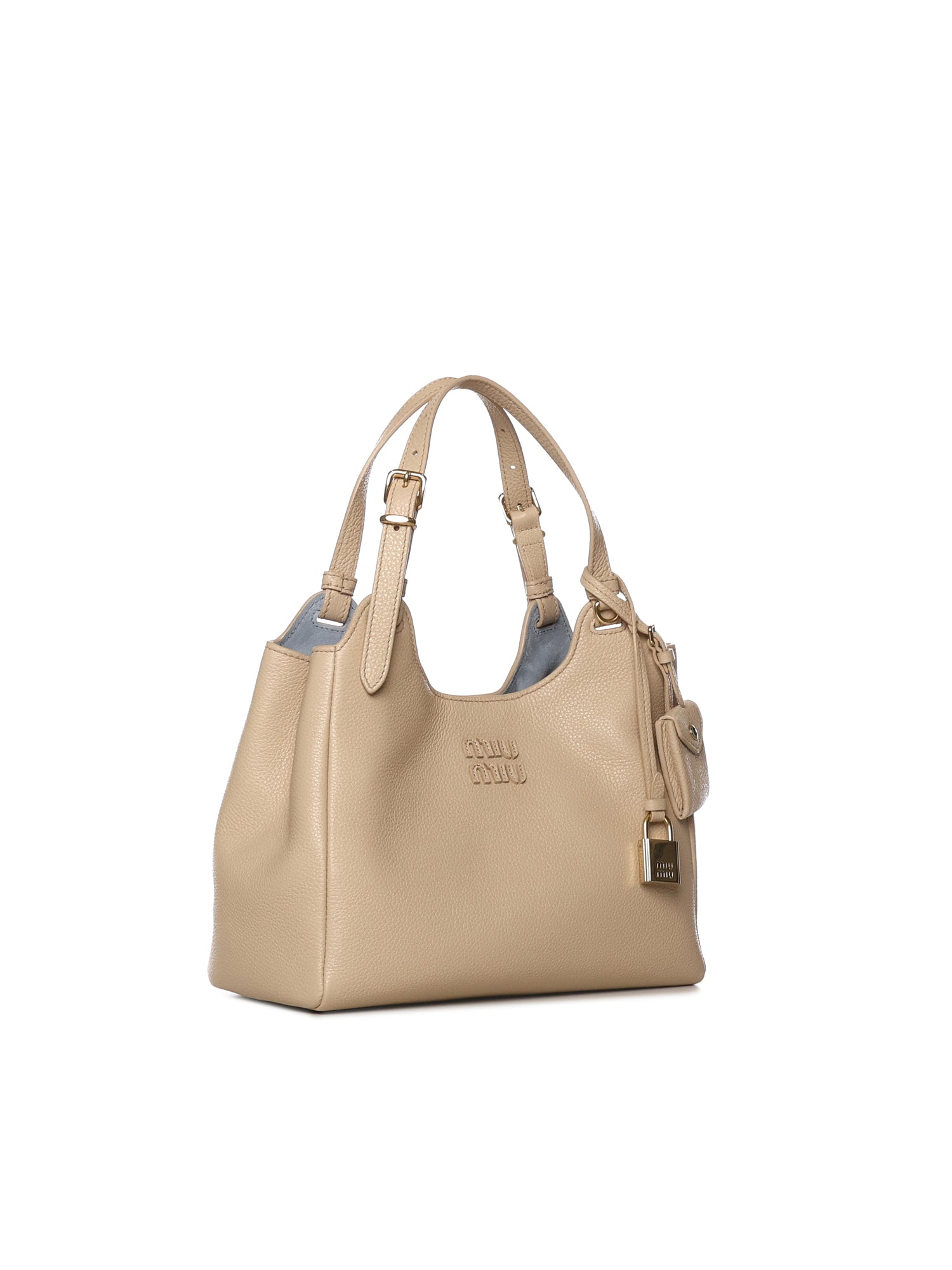 Borsa in pelle con logo 5BA304 2IFLF05C2 MIU MIU 