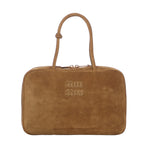 Borsa Beau in camoscio 5BB117 2CSSF0393 MIU MIU 