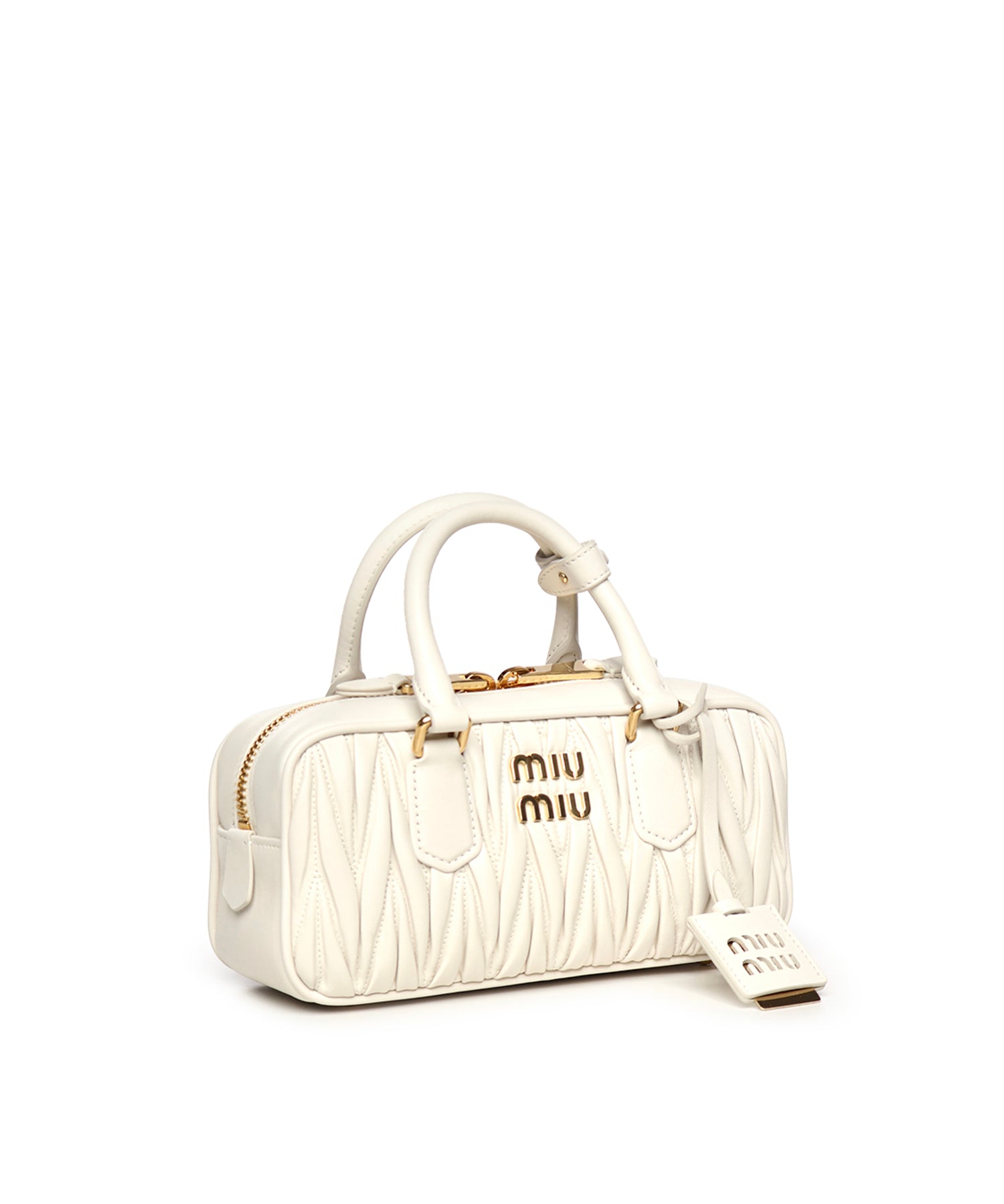 Borsa Arcadie in nappa matelassé 5BB142 AN88F0009 MIU MIU 