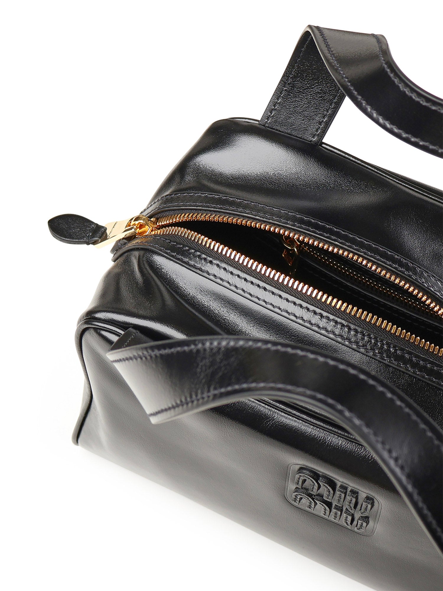 Borsa bauletto in pelle 5BB182 2IEOF0002 MIU MIU 