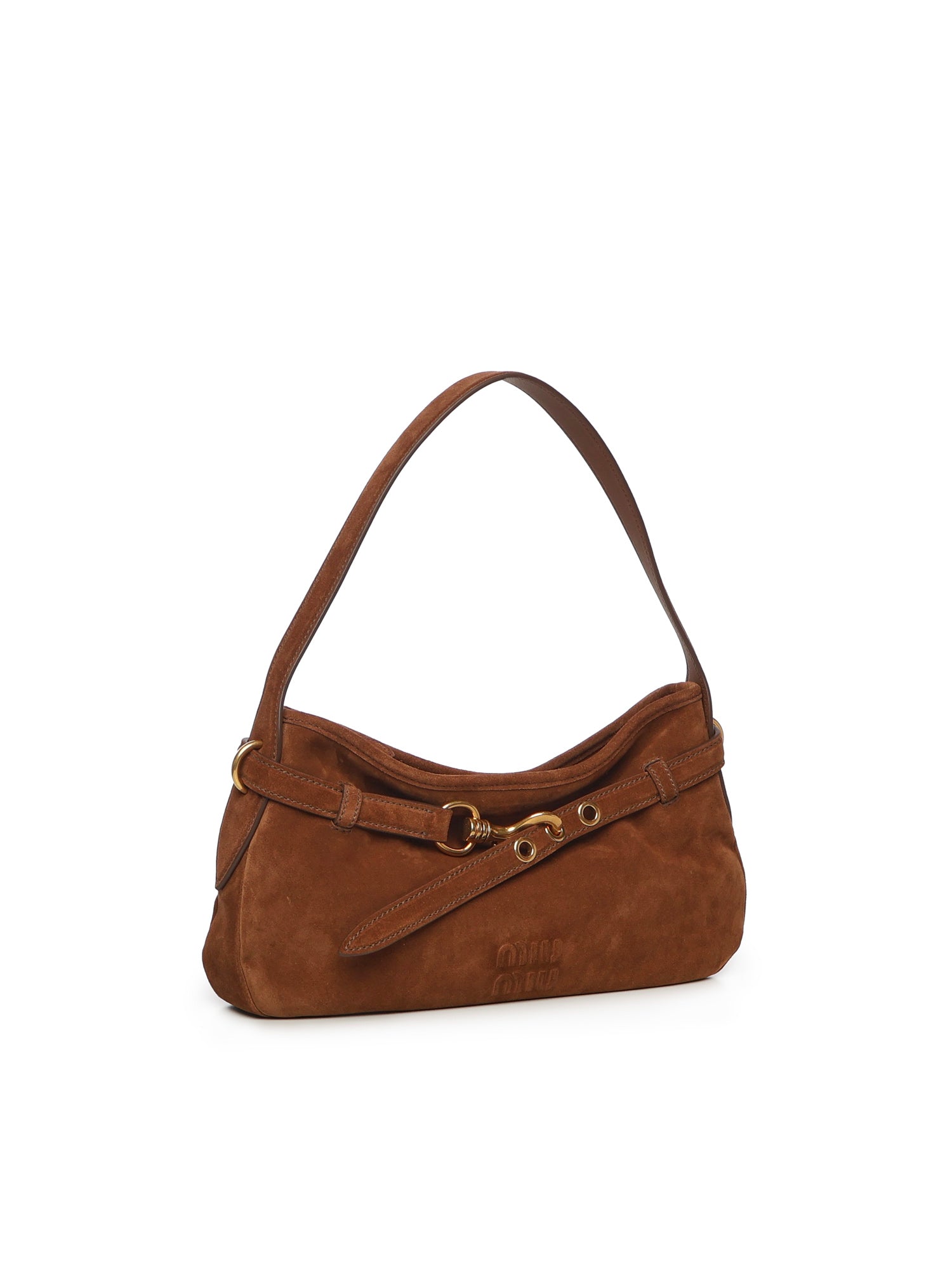 Borsa Aventure in pelle scamosciata 5BC182 2CSSF0316 MIU MIU 