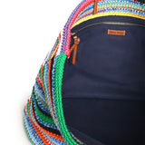 Tote bag in crochet a righe 5BG228 AF46F0055 MIU MIU 