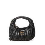 Mini borsa hobo Wander in nappa matelassé 5BP078 AN88F0002 MIU MIU 