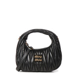 Mini borsa hobo Wander in nappa matelassé 5BP078 AN88F0002 MIU MIU 