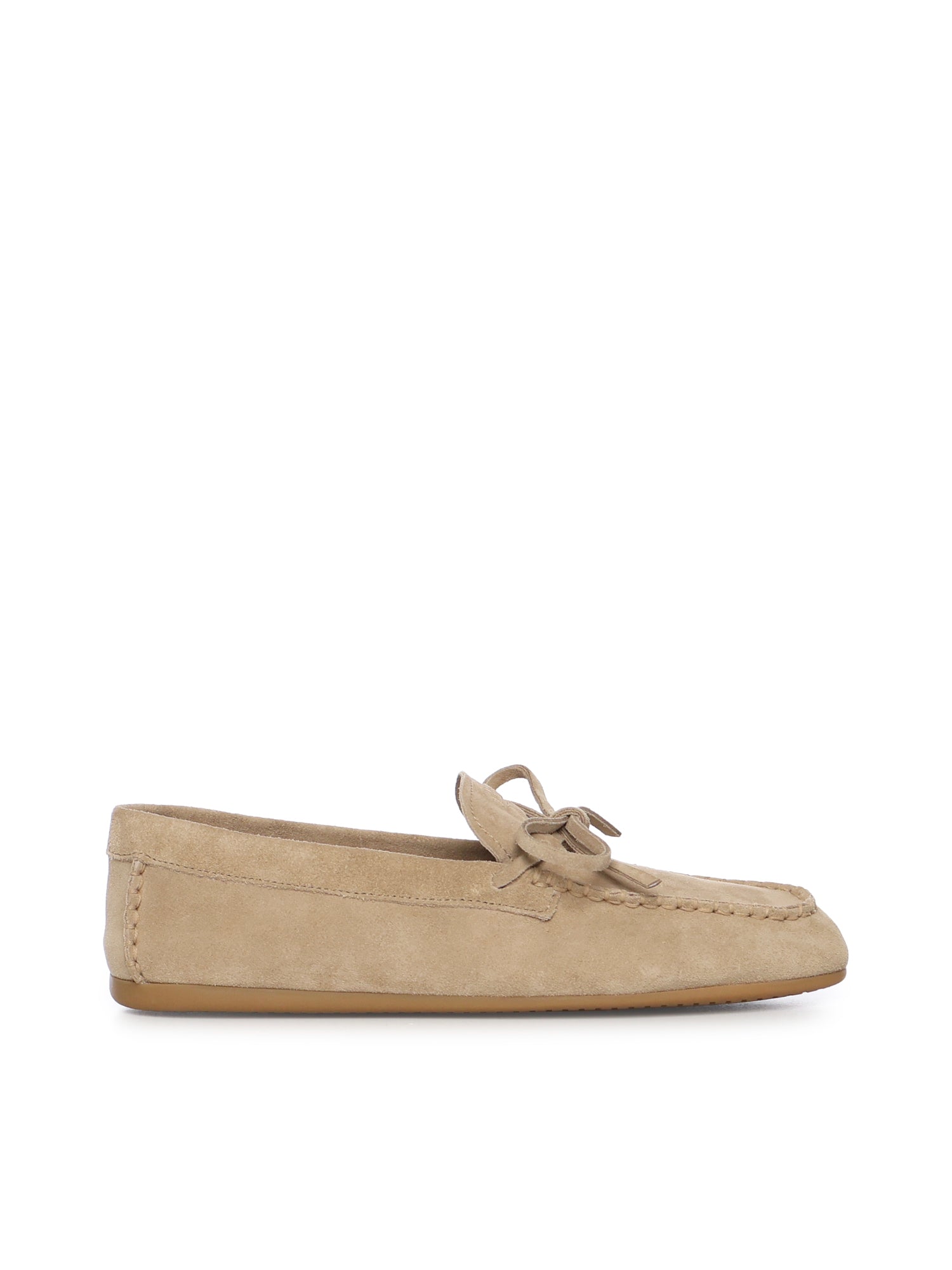 Mocassini in pelle scamosciata 5D577E 054F0F24 MIU MIU 