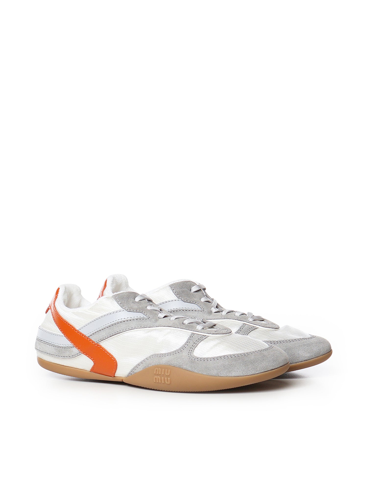 Sneakers Gymnasium in tessuto tecnico e pelle 5E428E 71LF0MIW MIU MIU 