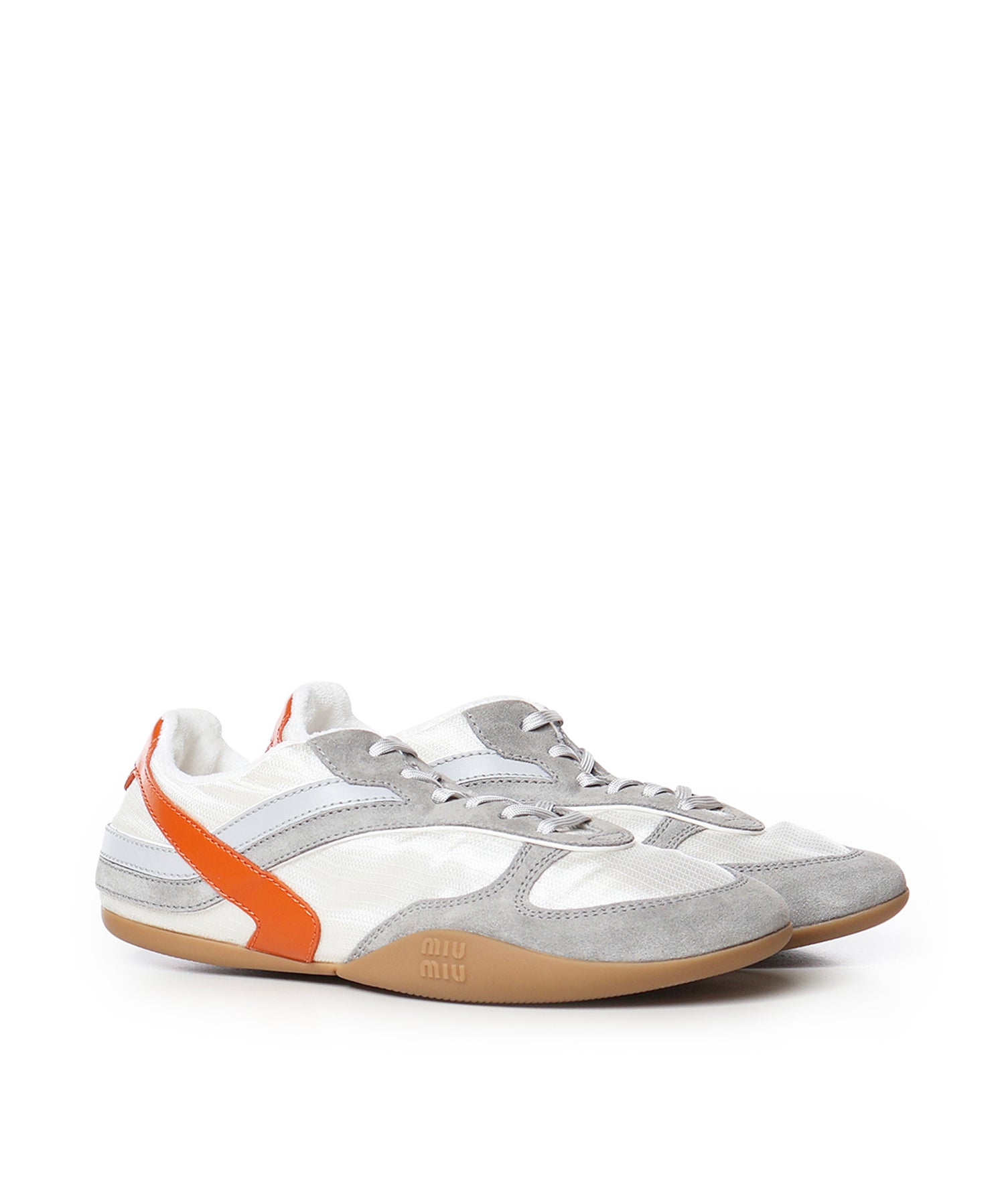 Sneakers Gymnasium in tessuto tecnico e pelle 5E428E 71LF0MIW MIU MIU 