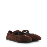 Ballerine Ruches in camoscio 5F340E 008F0003 MIU MIU 