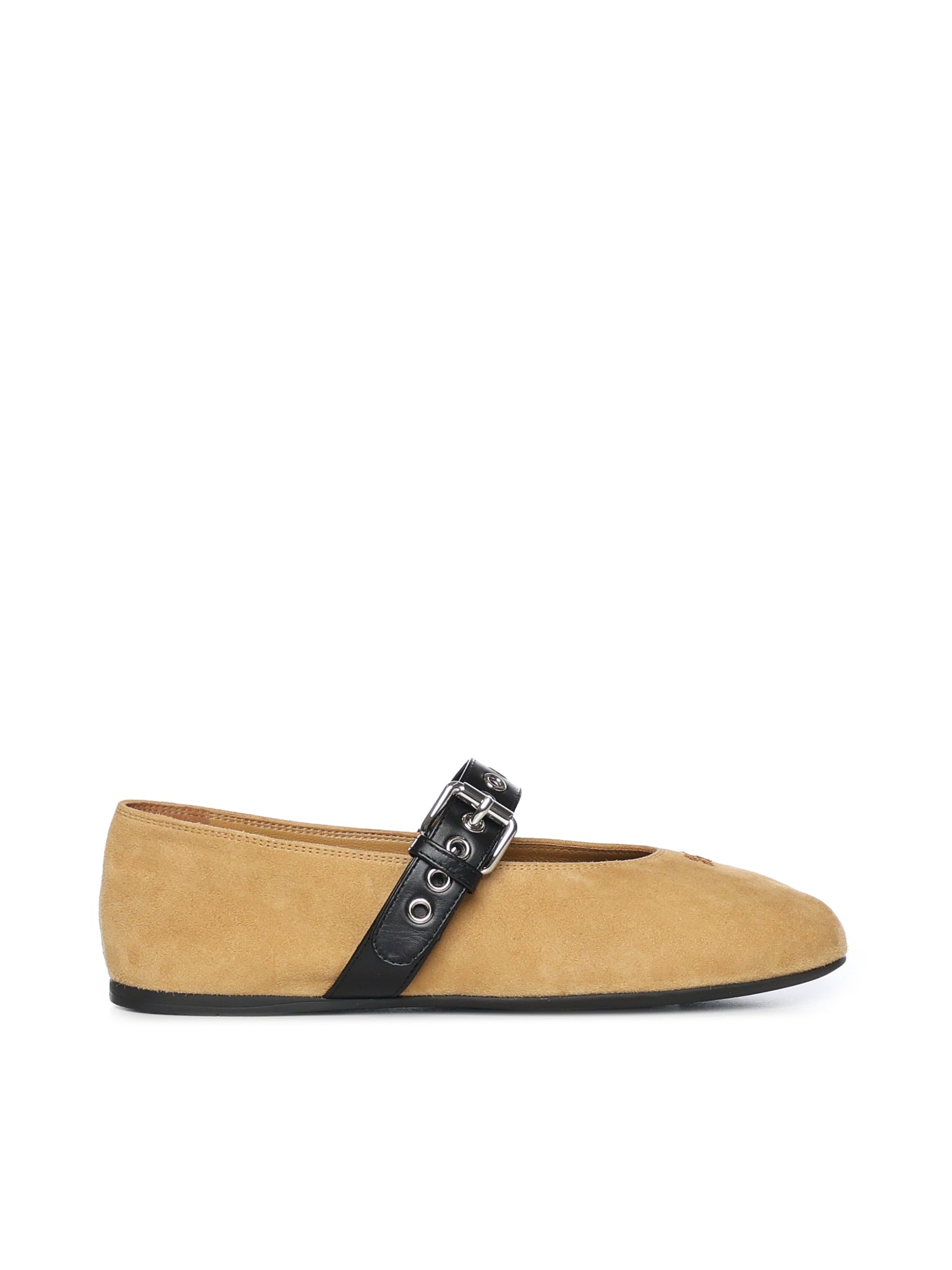 Ballerine in pelle scamosciata 5F625E 008F0151 MIU MIU 