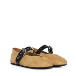 Ballerine in pelle scamosciata 5F625E 008F0151 MIU MIU 
