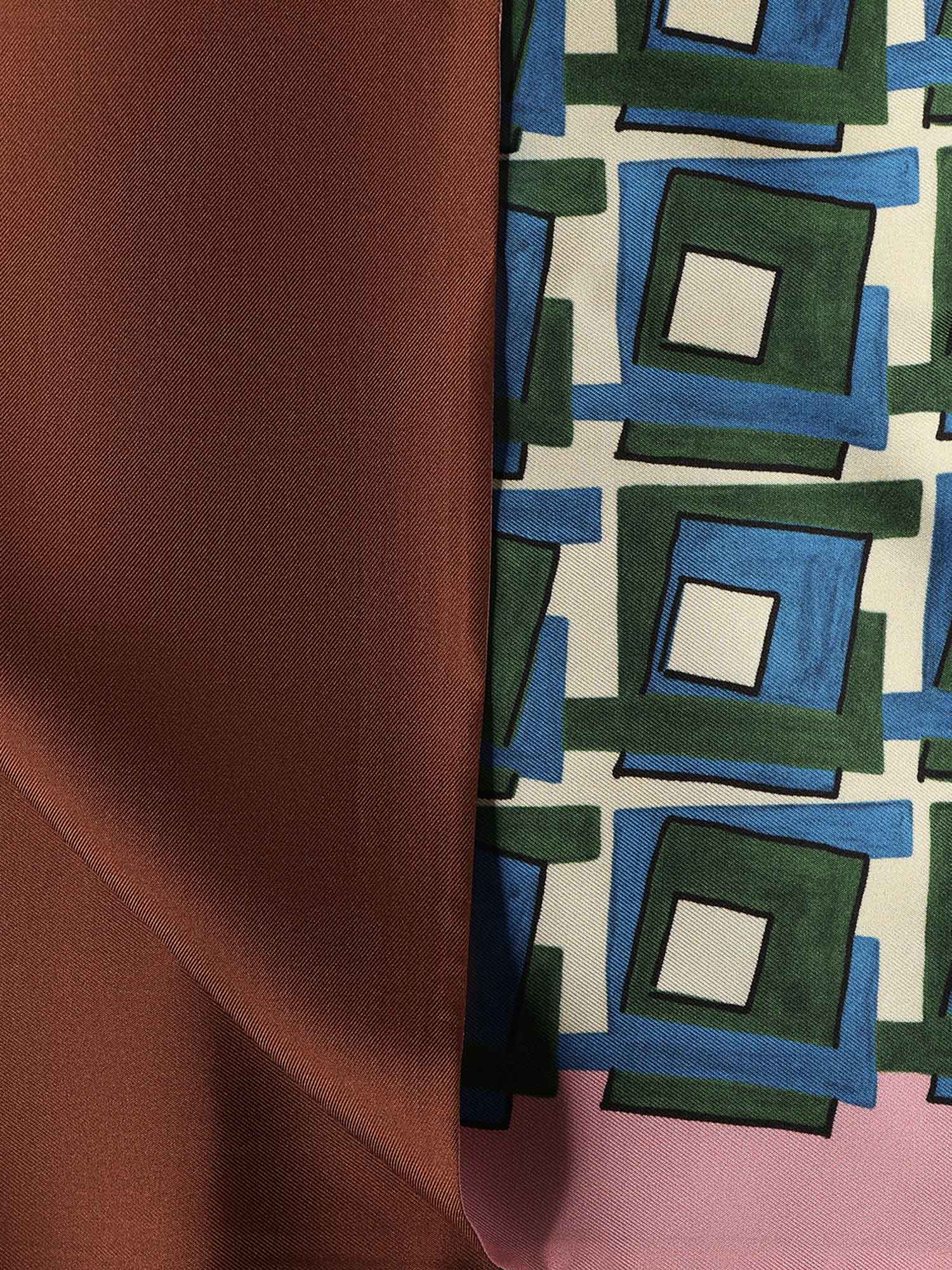 Foulard stampato in seta 5FF065 2IG3F05AG MIU MIU 