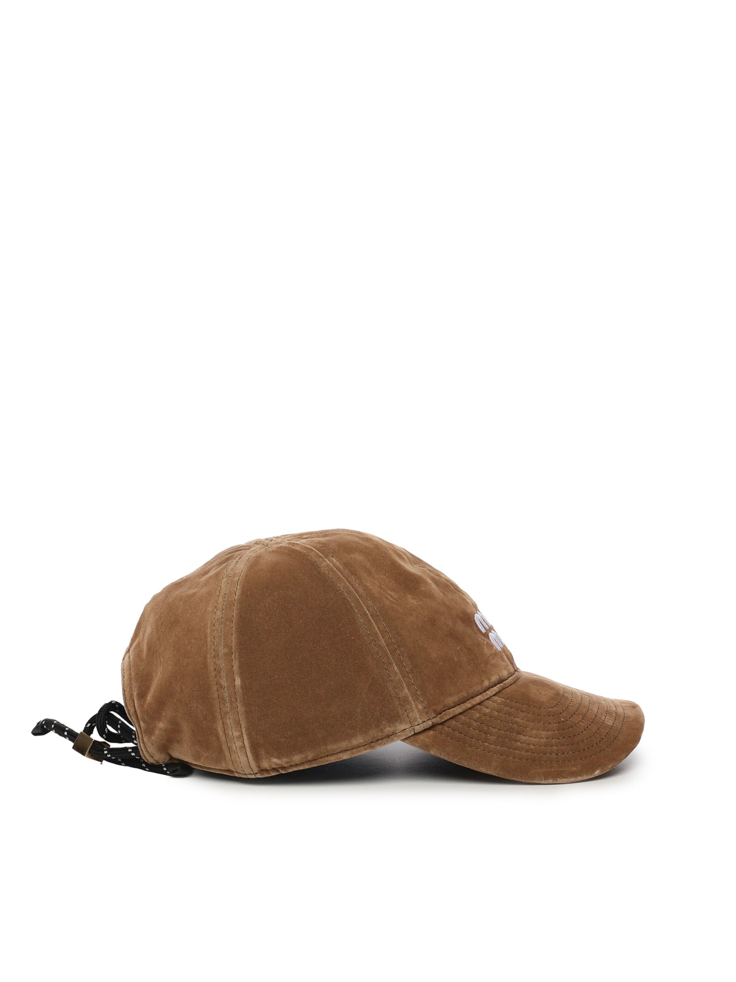 Cappello da baseball in drill 5HC369 2CUAF0844 MIU MIU 