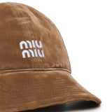 Cappello da baseball in drill 5HC369 2CUAF0844 MIU MIU 