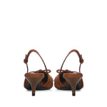 Décolleté slingback in suede con fiocco 5I474E 008F0316 MIU MIU 