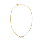 Collana in metallo con cristalli 5IC305 2DNCF0NXA MIU MIU 