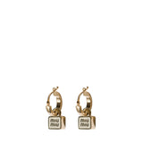 Orecchini in metallo smaltato 5IO377 2F6TF0K74 MIU MIU 