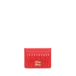 Portacarte in nappa matelassé 5MC076 AFPPF0011 MIU MIU 