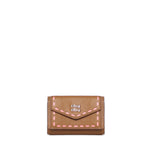 Portafoglio in pelle con logo 5MH021 2IIBF05G0 MIU MIU 