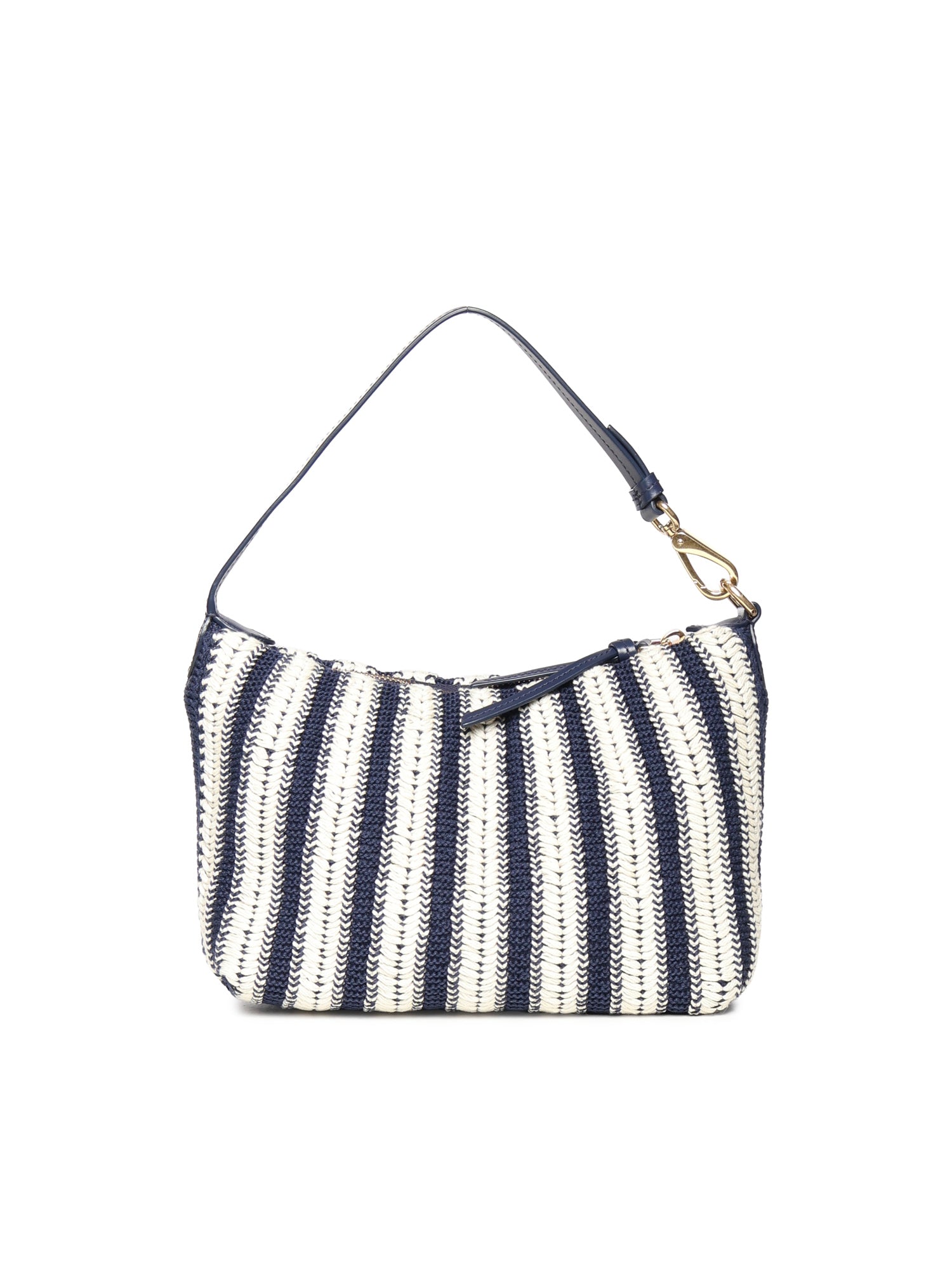 Pouch in crochet e pelle 5NE841 2IHDF017J MIU MIU 