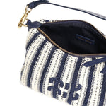 Pouch in crochet e pelle 5NE841 2IHDF017J MIU MIU 