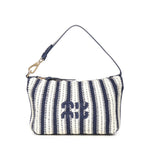 Pouch in crochet e pelle 5NE841 2IHDF017J MIU MIU 